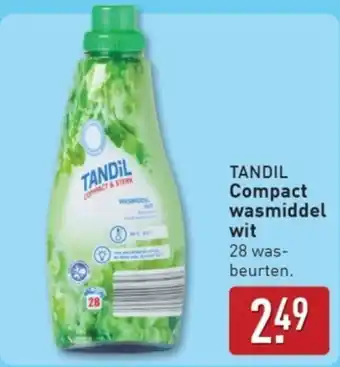 ALDI Tandil Compact wasmiddel wit aanbieding