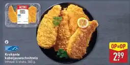 ALDI Krokante Kabeljauwschnitzels aanbieding