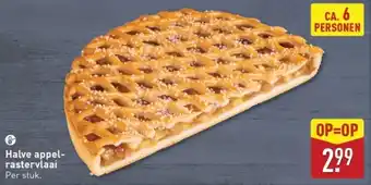 ALDI Halve Appel Rastervlaai aanbieding