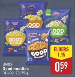 ALDI Unox Good Noodles aanbieding