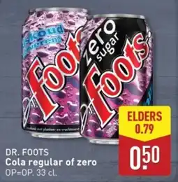 ALDI Dr. Foots Cola Regular of Zero aanbieding