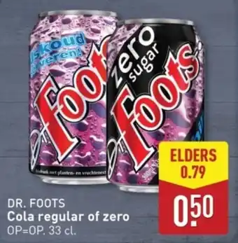 ALDI Dr. Foots Cola Regular of Zero aanbieding