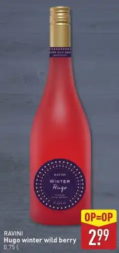ALDI Ravini Hugo Winter Wild Berry aanbieding