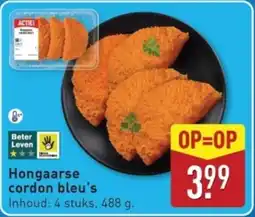 ALDI Hongaarse Cordon Bleu's aanbieding
