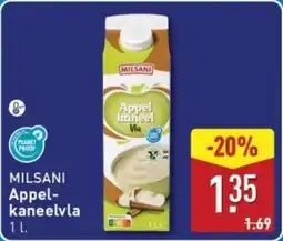 ALDI Milsani Appel Kaneel Vla aanbieding