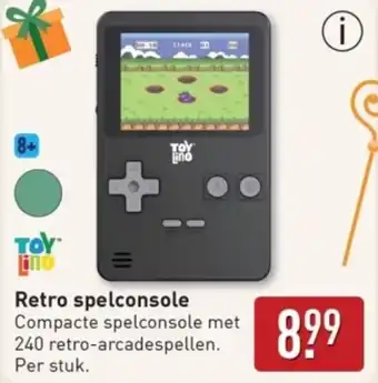 ALDI Retro Spelconsole aanbieding