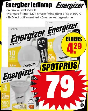 Dirk Energizer ledlamp aanbieding