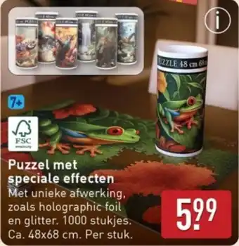 ALDI Puzzel met Speciale Effecten aanbieding