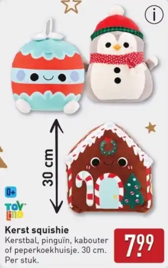 ALDI Kerst squishie aanbieding