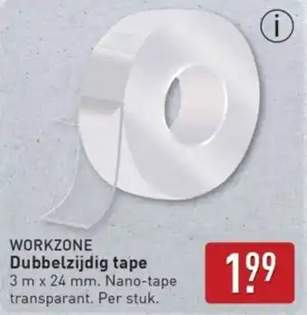 ALDI Workzone Dubbelzijdig Tape aanbieding