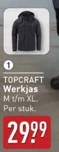 ALDI Topcraft Werkjas aanbieding