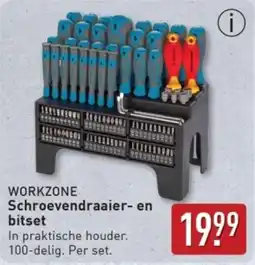 ALDI Workzone Schroevendraaier en Bitset aanbieding