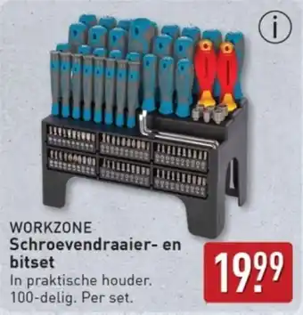 ALDI Workzone Schroevendraaier en Bitset aanbieding