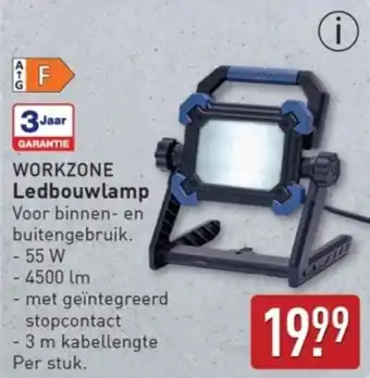 ALDI Workzone Ledbouwlamp aanbieding
