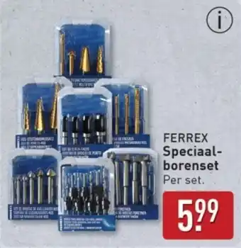 ALDI Ferrex Speciaalborenset aanbieding