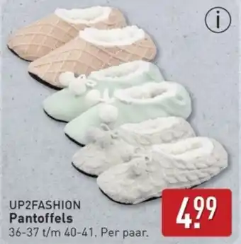 ALDI Up2fashion Pantoffels aanbieding