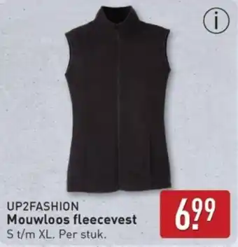 ALDI Up2Fashion Mouwloos Fleecevest aanbieding