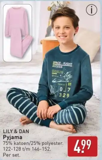 ALDI Lily & Dan Pyjama aanbieding