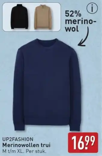 ALDI Up2fashion Merinowollen Trui aanbieding