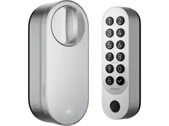 MediaMarkt Aqara Smart Lock U200 (silver) Slim Slot Zilver aanbieding