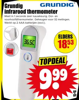 Dirk Grundig infrarood thermometer aanbieding