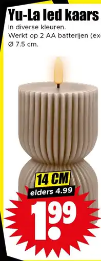 Dirk Yu-La LED kaars aanbieding