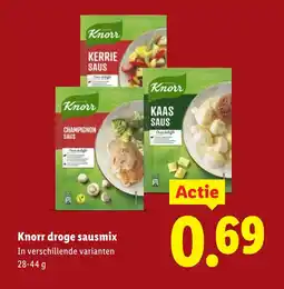 Lidl Knorr droge sausmix aanbieding