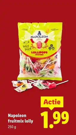 Lidl Napoleon fruitmix lolly aanbieding