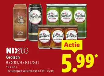 Lidl Grolsch aanbieding
