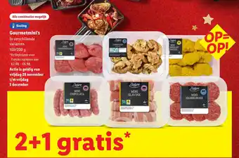 Lidl Gourmetmini's aanbieding
