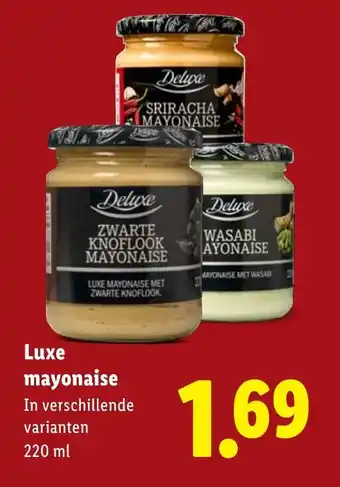 Lidl Luxe mayonaise aanbieding