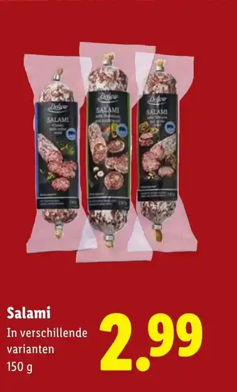 Lidl Salami aanbieding