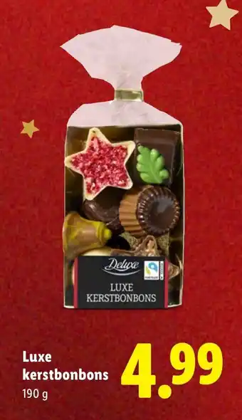 Lidl Luxe kerstbonbons aanbieding