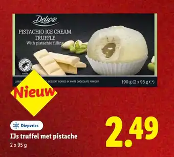 Lidl IJs truffel met pistache aanbieding