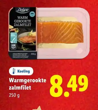 Lidl Warmgerookte zalmfilet aanbieding