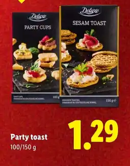 Lidl Party toast aanbieding