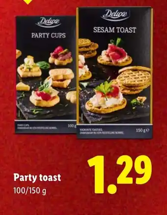Lidl Party toast aanbieding