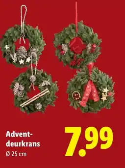 Lidl Advent deurkrans aanbieding