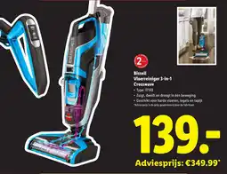 Lidl Bissell Vloerreiniger 3-in-1 Crosswave aanbieding