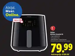 Lidl Philips Airfryer Essential XL aanbieding