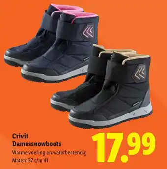 Lidl Crivit Damessnowboots aanbieding