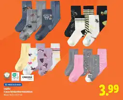 Lidl Lupilu 5 paar kinderthermosokken aanbieding