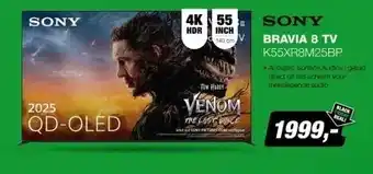 EP Sony Bravia 8 K55XR8M25BP TV (2025) aanbieding
