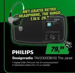 EP Philips The Janet TAV2000DB/00 aanbieding