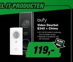 EP Eufy Video Deurbel E340 + Chime aanbieding