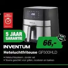 EP Inventum GF500HLD Airfryer - Heteluchtfriteuse aanbieding
