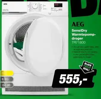 EP AEG TR71800 7000 SensiDry Warmtepompdroger aanbieding