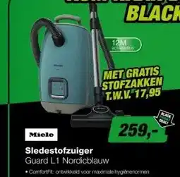 EP Miele Guard L1 Stofzuiger met Zak - Nordicblauw aanbieding