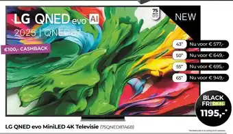 EP Beerepoot LG QNED evo MiniLED 4K Televisie aanbieding