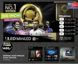 EP Beerepoot HISENSE ULED MINILED Smart Televisie aanbieding